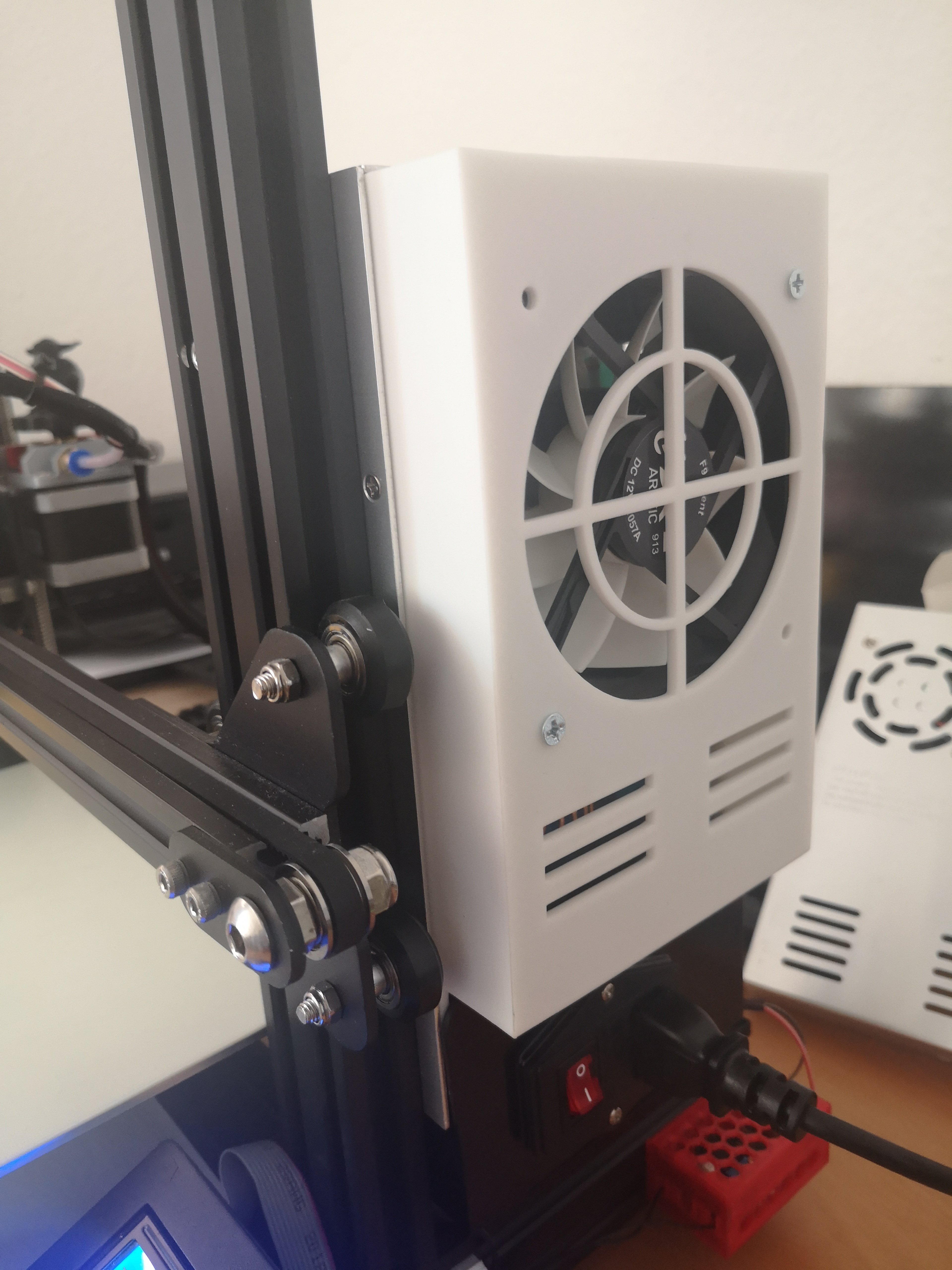 Ender 3 PSU Cover 92 mm Fan