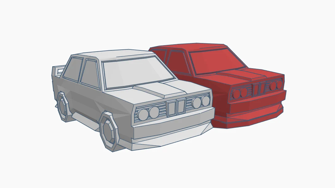 Low Poly Rally Car (Fixed)