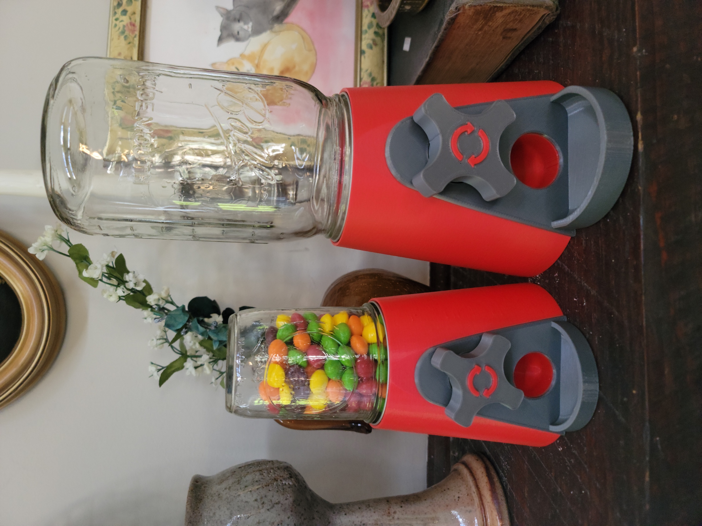 Wide Mouth Mason Jar Candy Machine