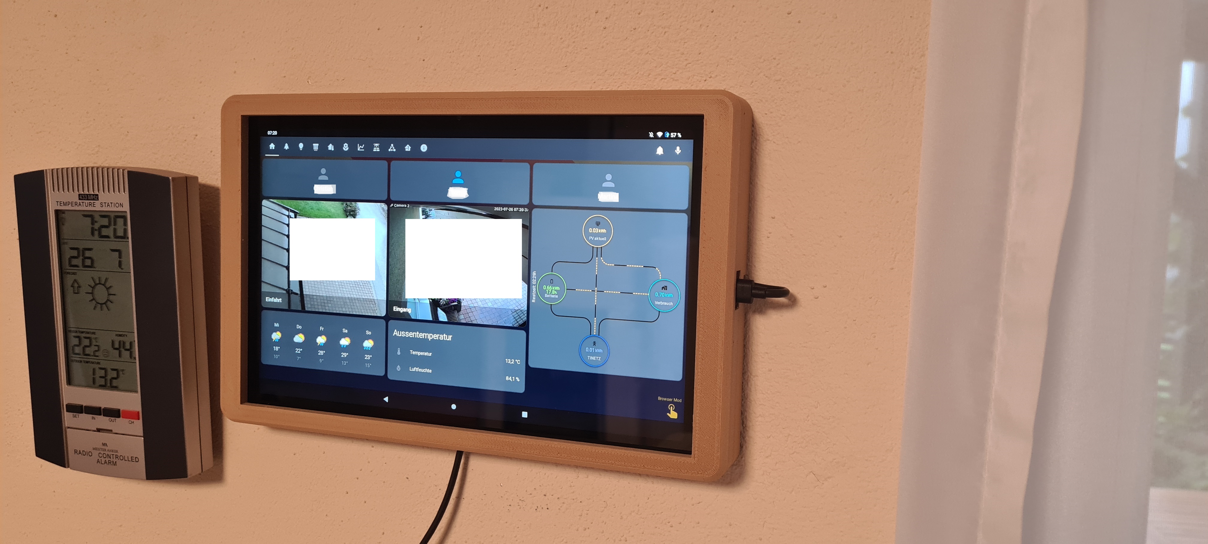 Tablet Frame Wallmount - Lenovo P11