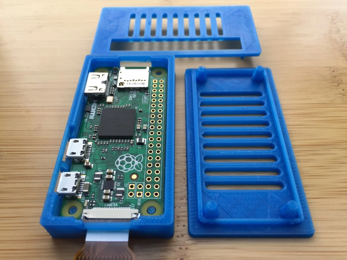 Raspberry Pi Zero & Zero 2 Case - Snapfit, Screwless, inc. camera slot