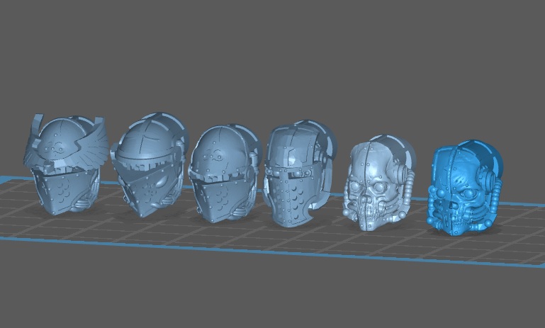 Alternative Warlord Titan heads