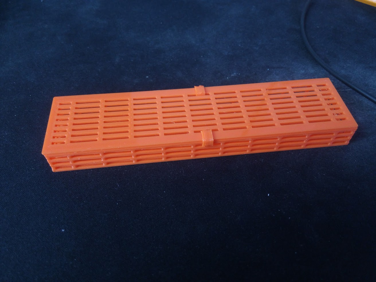 silica gel / desiccant box with closing clip for dry box