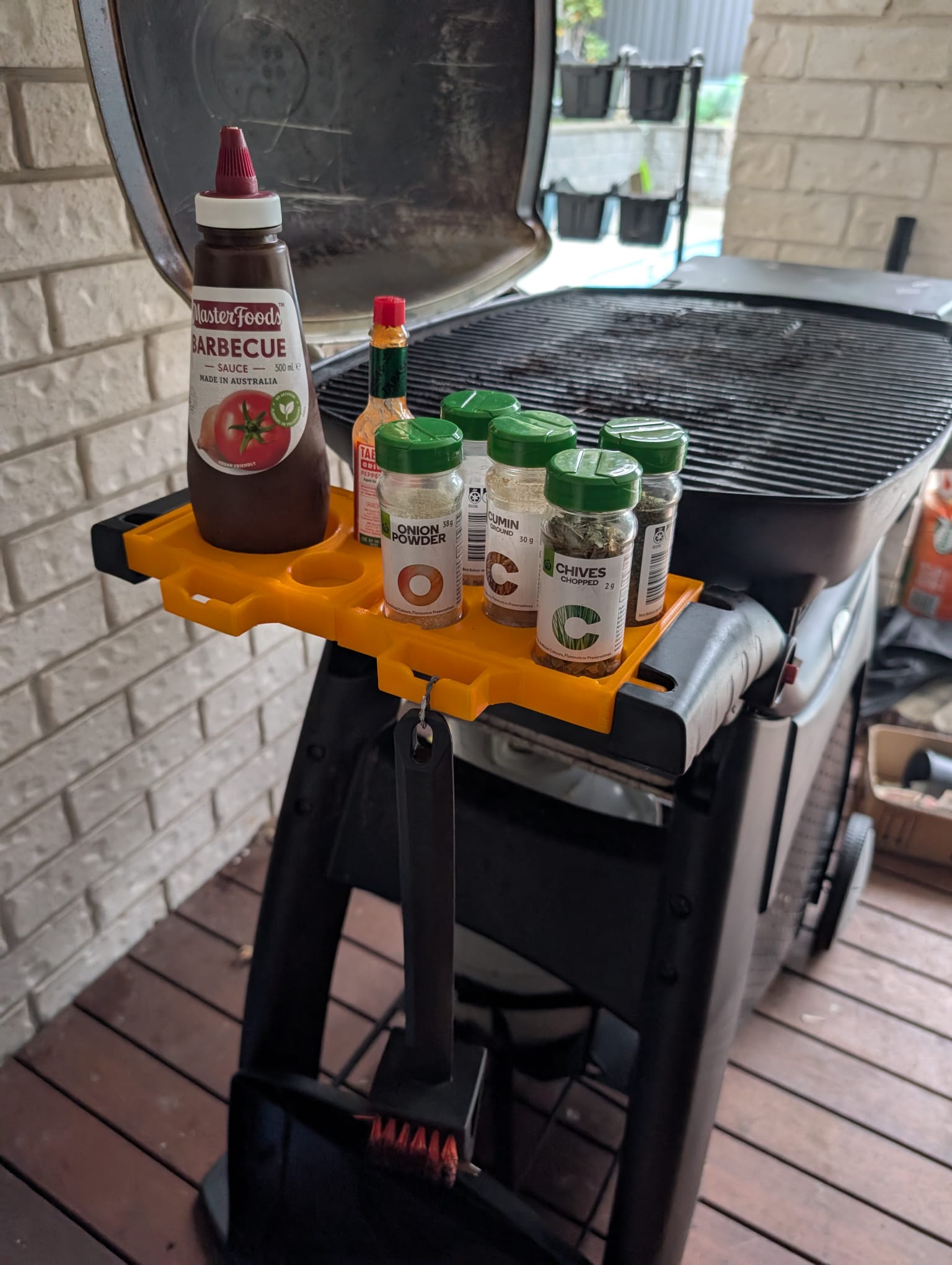 Modular BBQ Spice Rack – Weber Q3100 Compatible (Polymaker HT PLA)