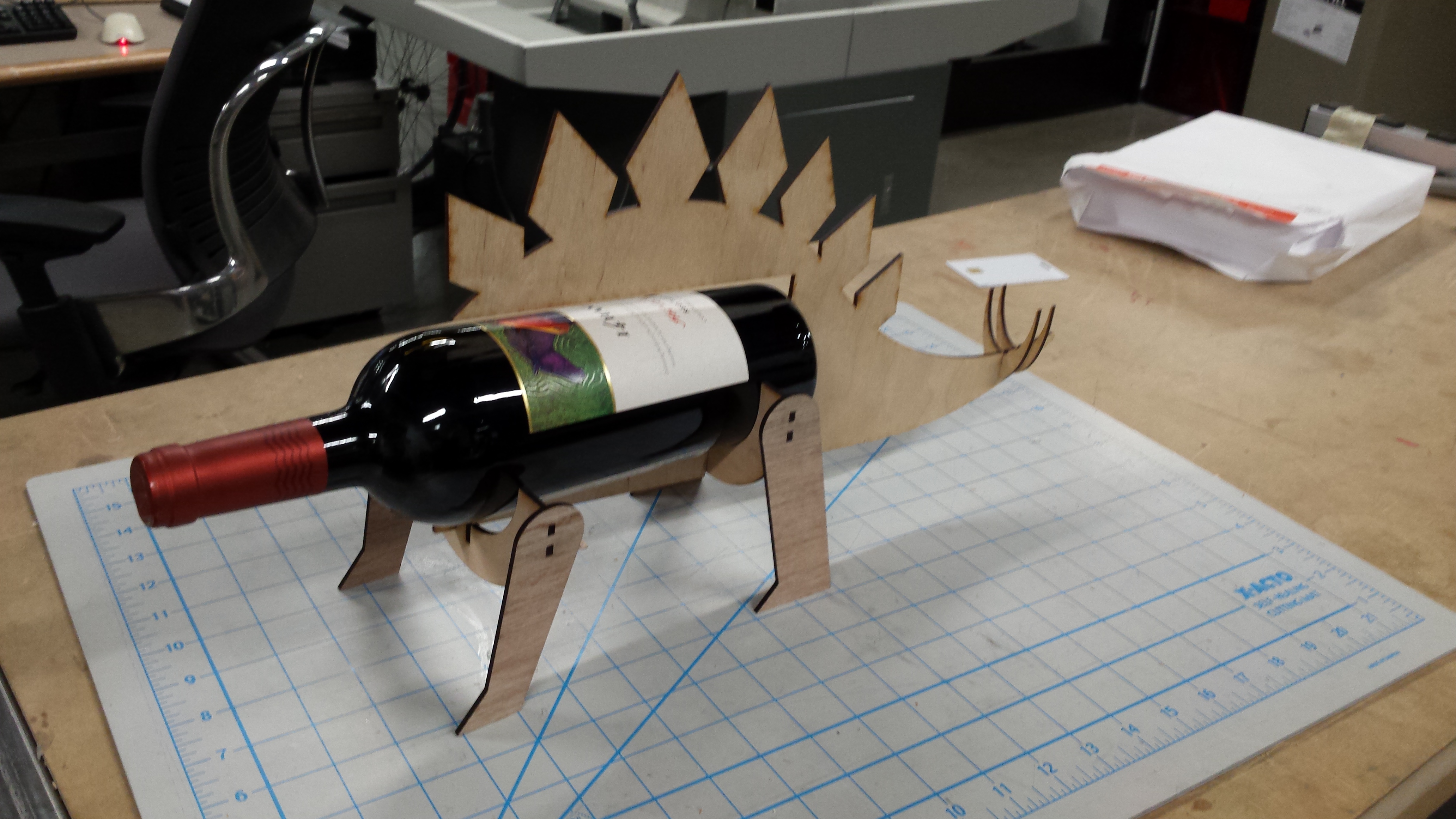 Laser Cut Wine-O-Saur