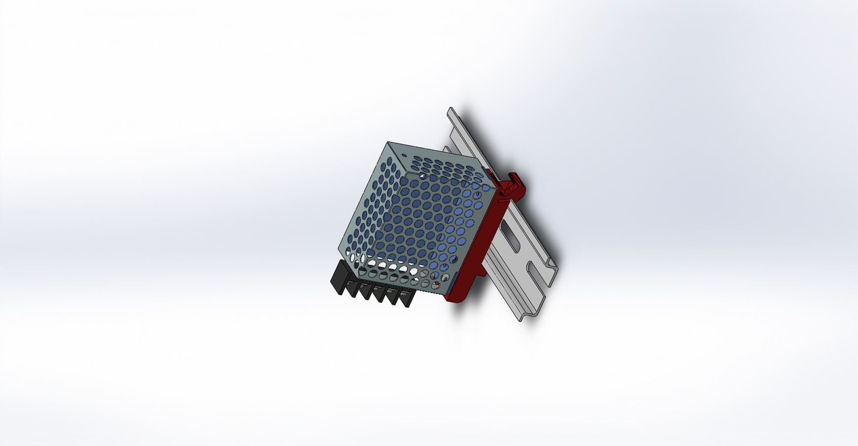RS-15-5V Meanwell PSU din rail mount