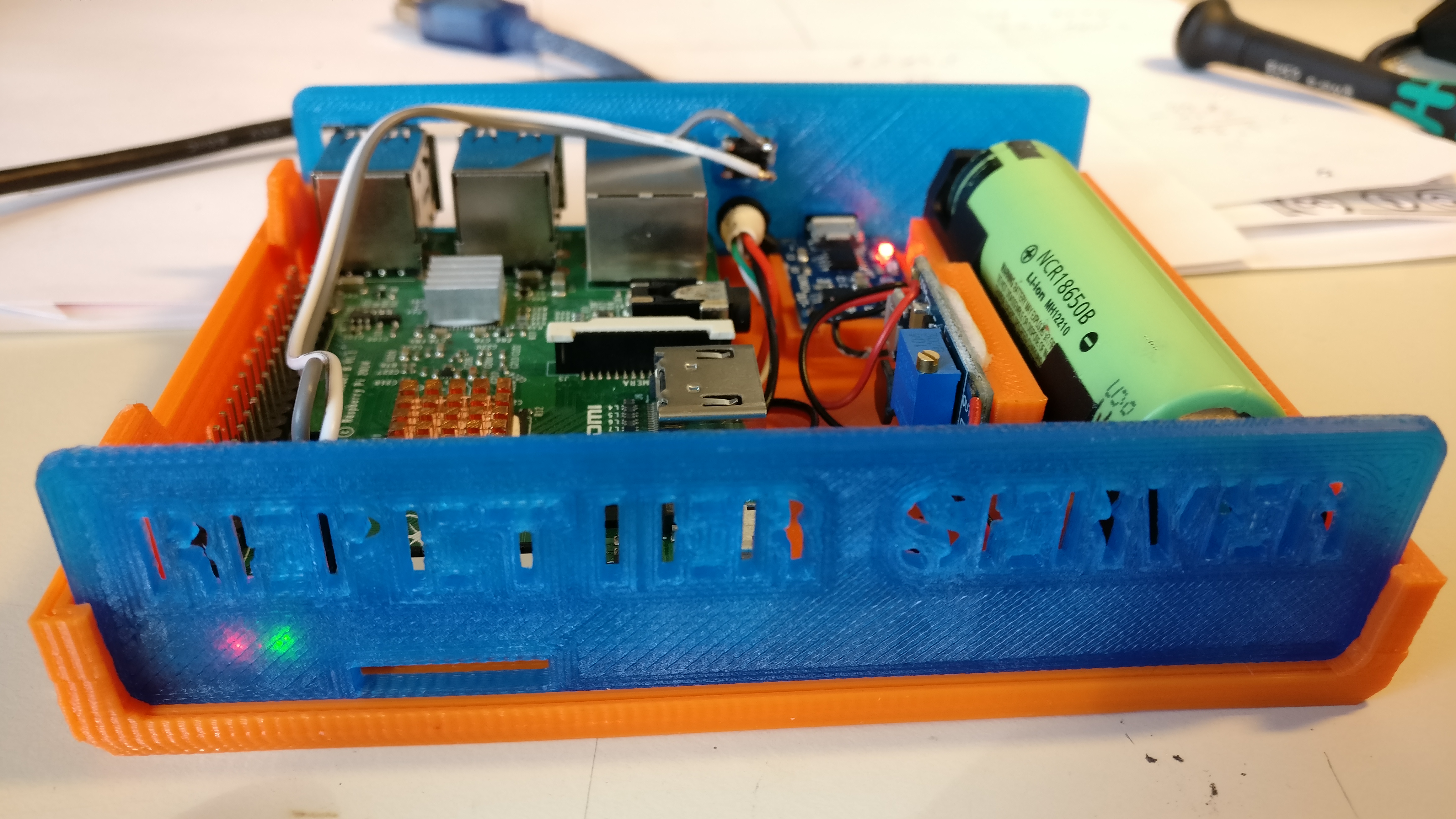 Raspberry Pi Repetier Server Case - Parametric