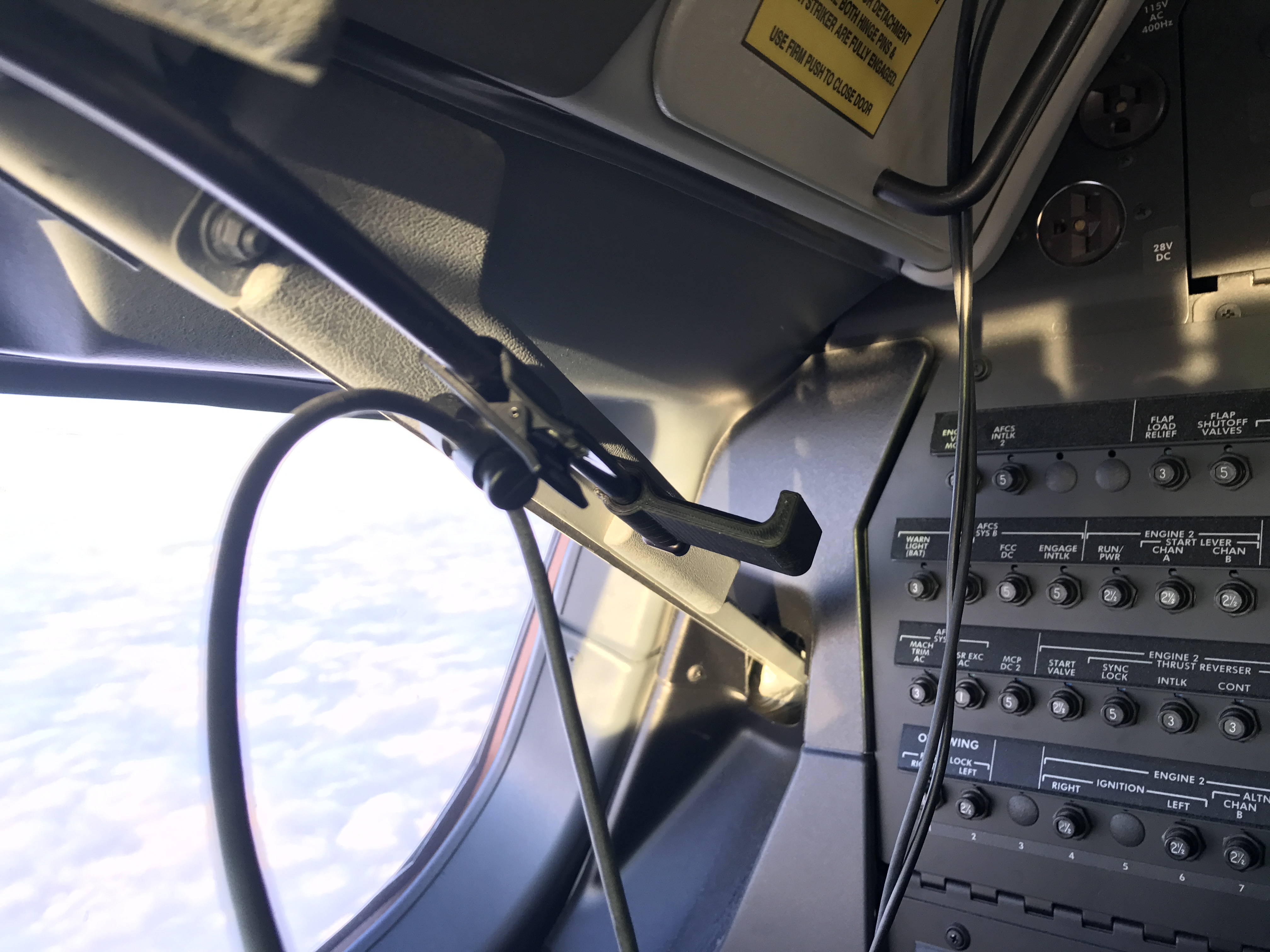 Boeing 737 Headset Hook