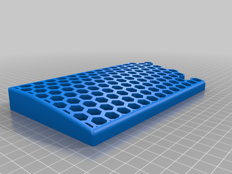 Keyboard Wrist Rest (YMDK75% split) - Hexagon Pattern