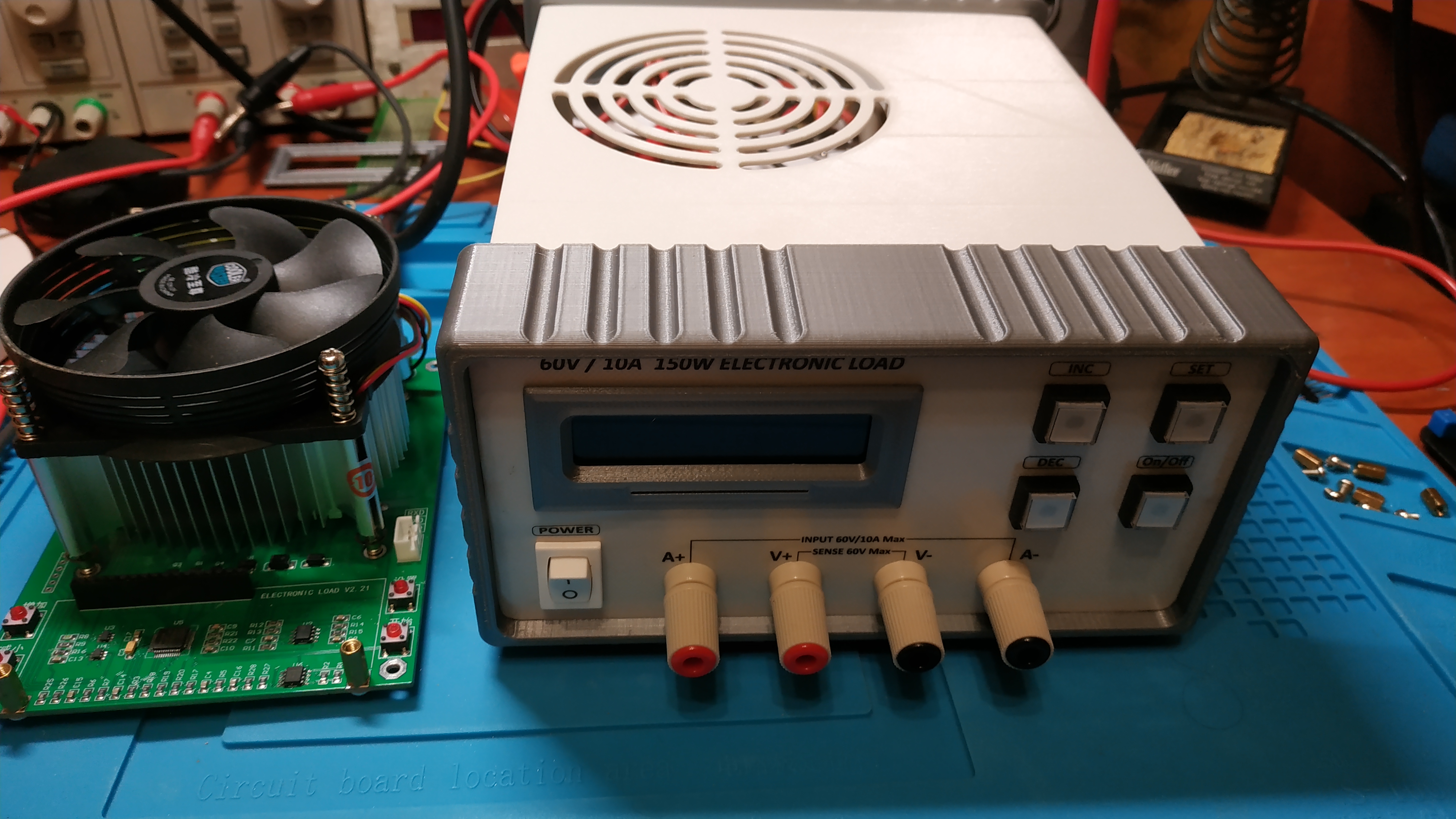 150W Constant Current Electronic Load 60V 10A - Case
