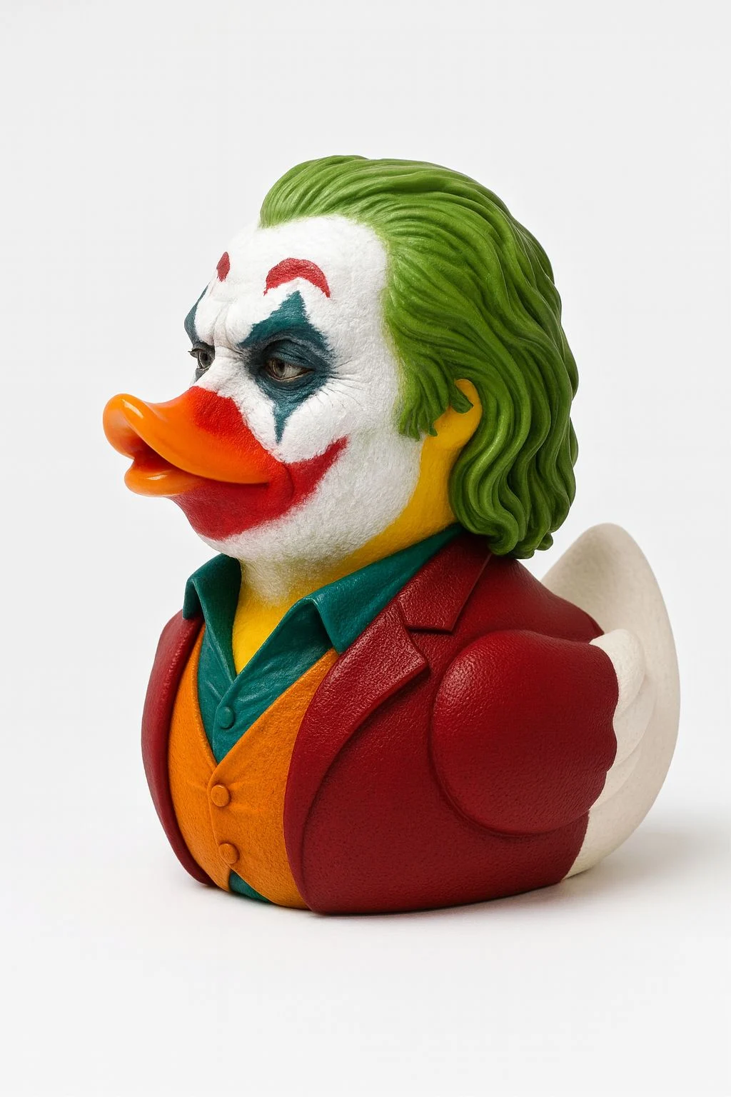 Comic-Style Clown Rubber Duck
