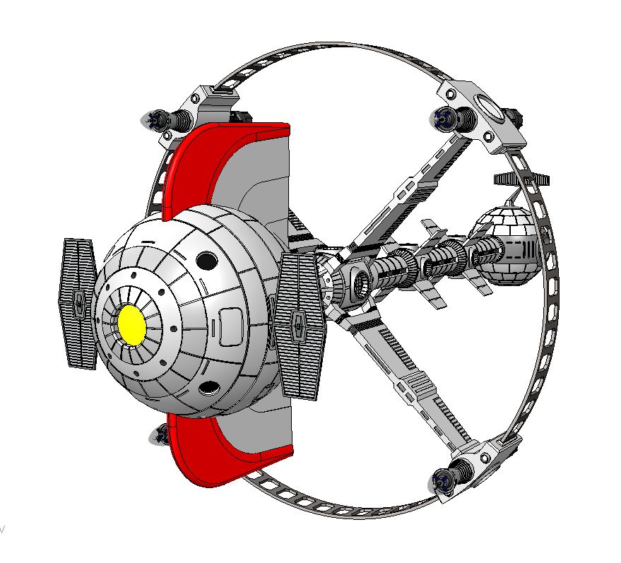 Captain Future Comet with Chrono-Engine