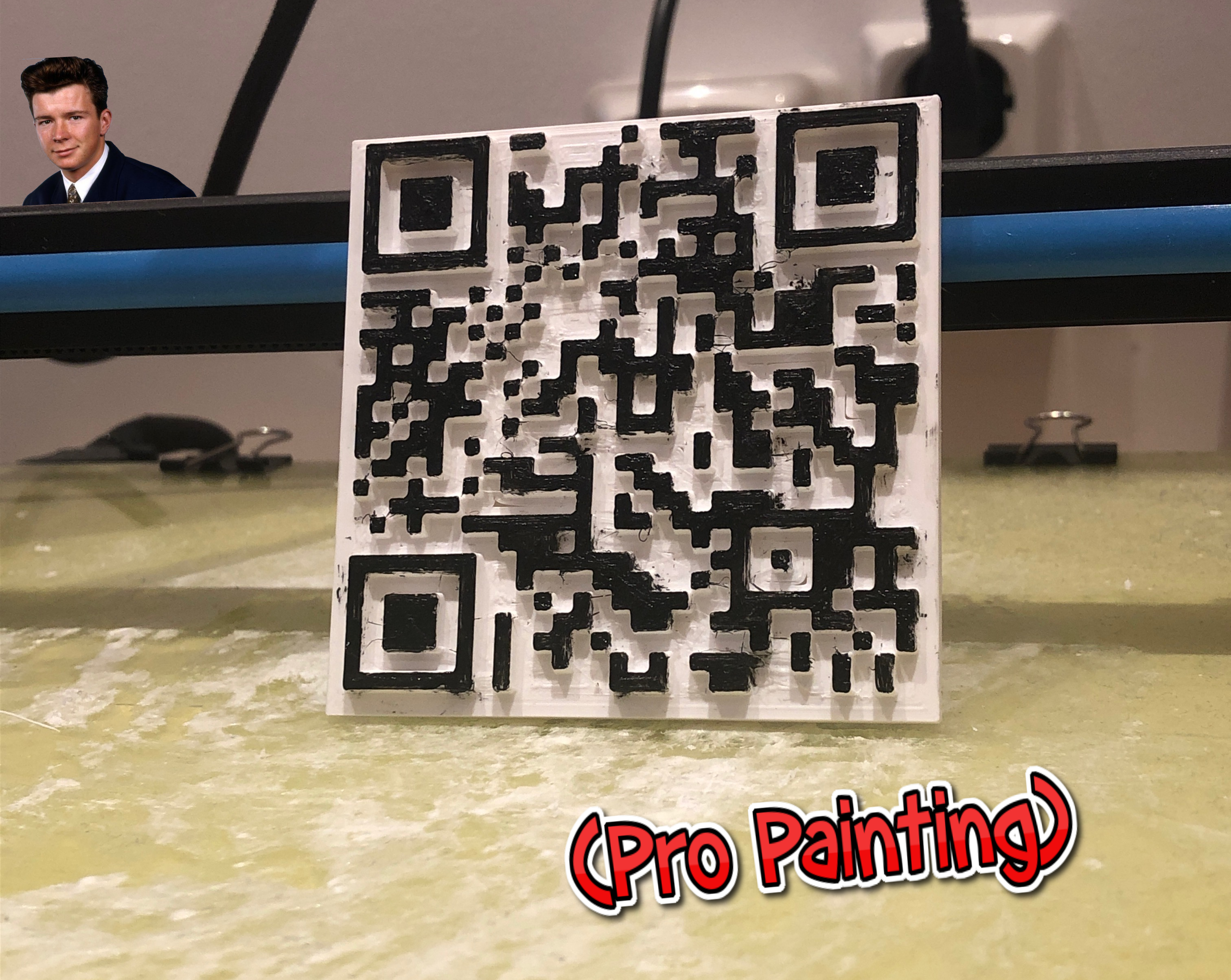 Never Gonna Give You Up QR code