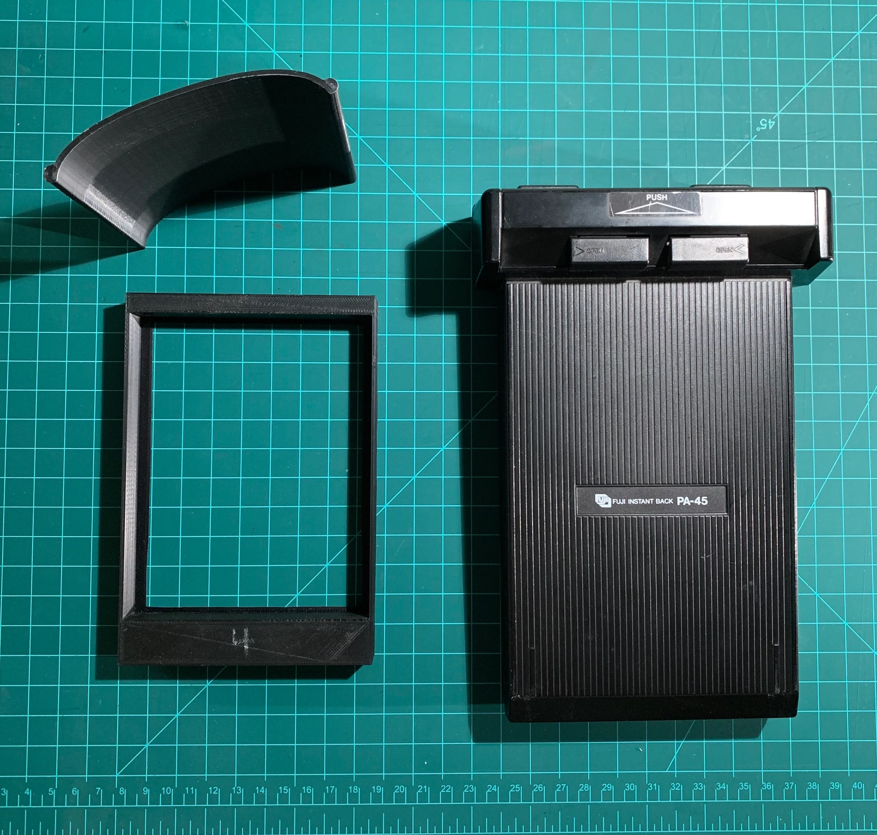 4 x 5 plate adapter for Fuji PA-45