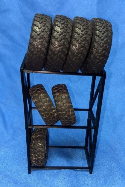 SCX 24 wheel rack