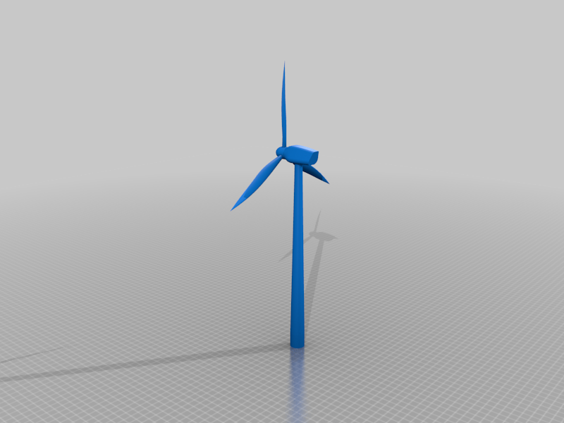 H0/HO scale 1:87 Wind generator / wind turbine
