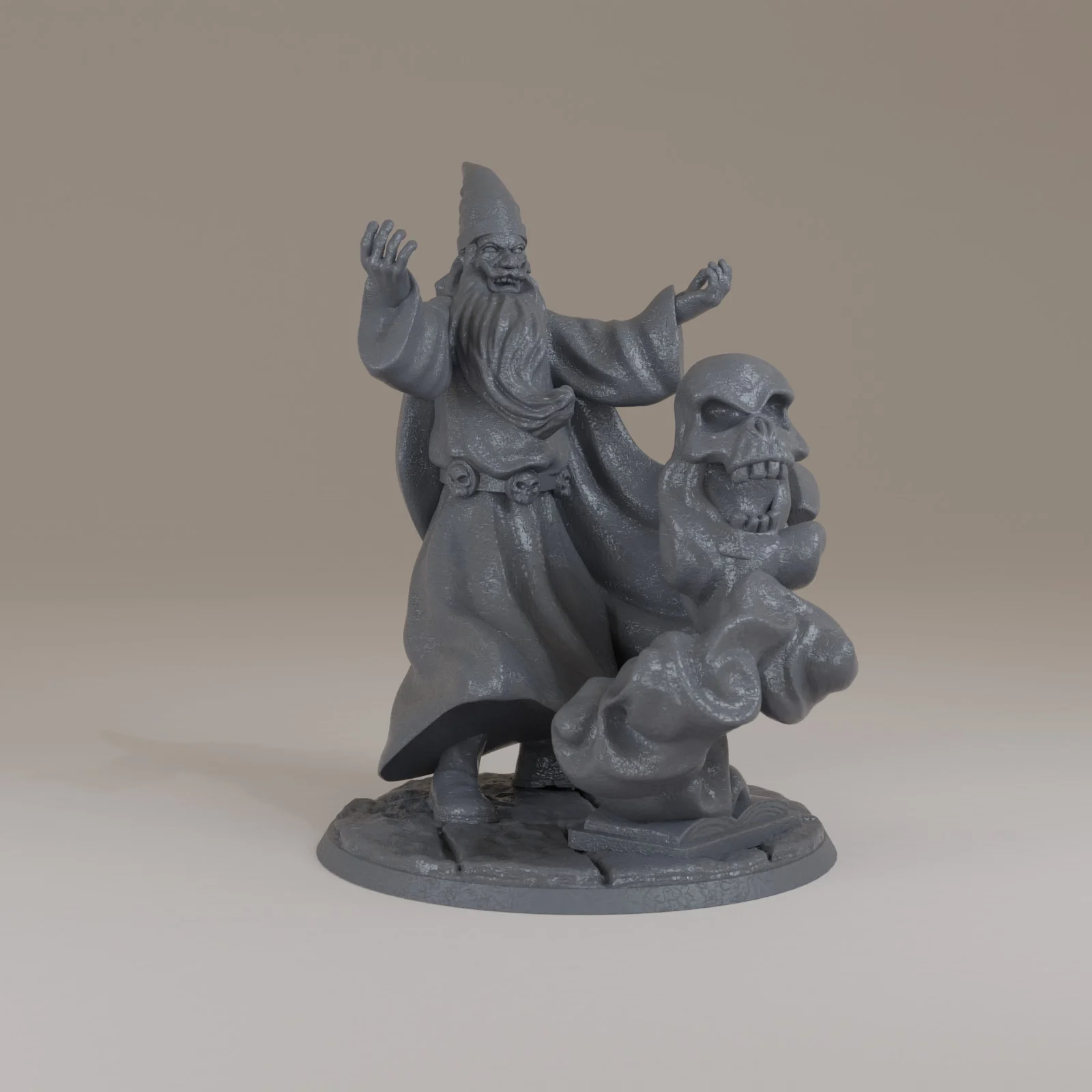Evil Wizard casting Spell !