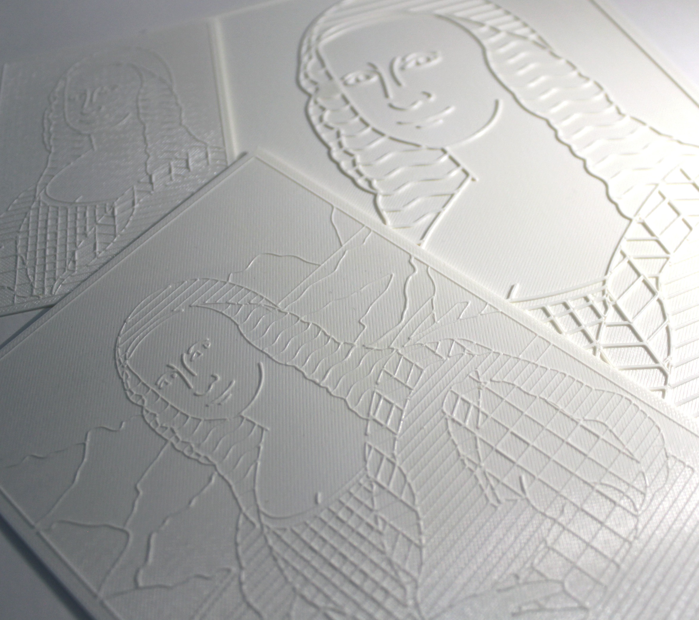 Mona Lisa Tactile Image