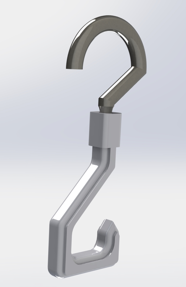 Coat hook - clothes hanger - Wardrobe Hook - Garderobenhaken