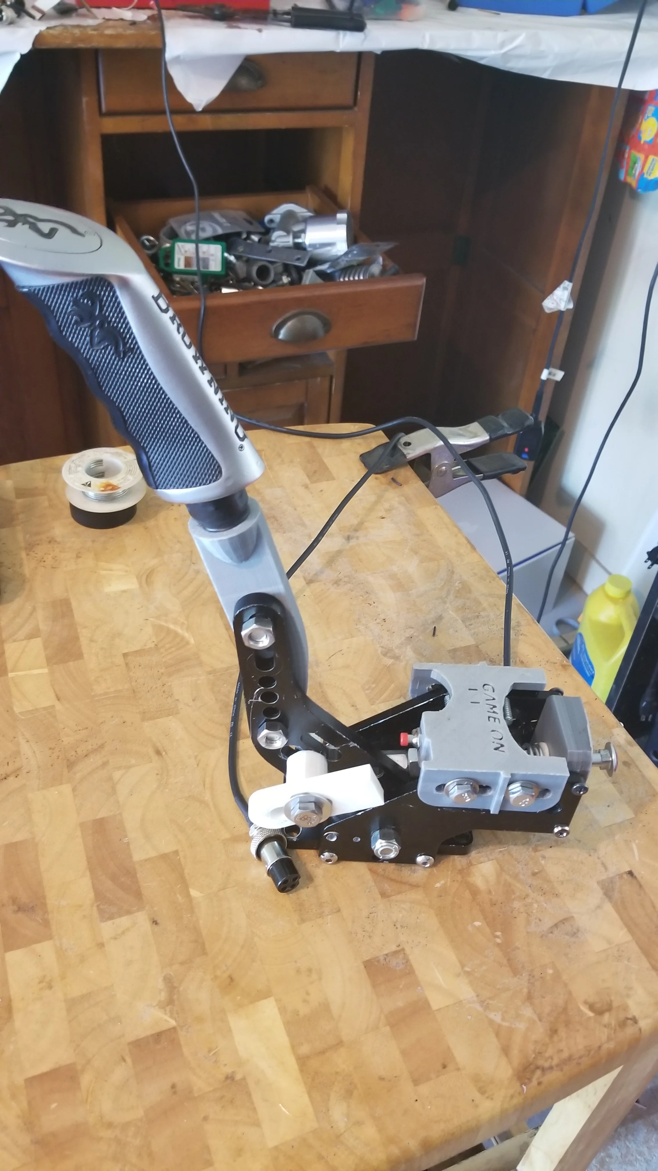 sim racing e-brake upgrade