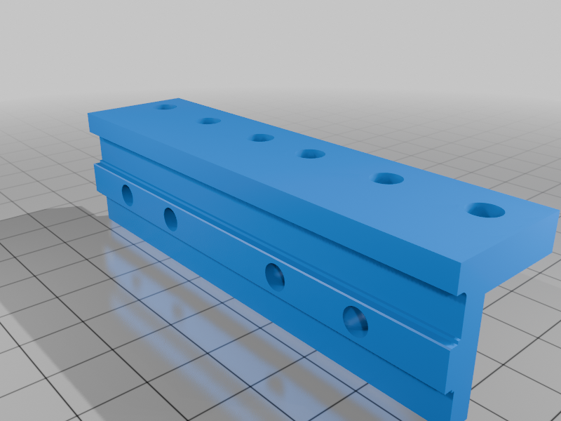 Stackable Rack Rails For 2020 Extrusions (V-/T-Slot Profiles)