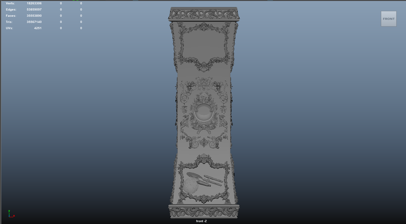 Baroque-Style Star Trek Enterprise Vase/Storage Container