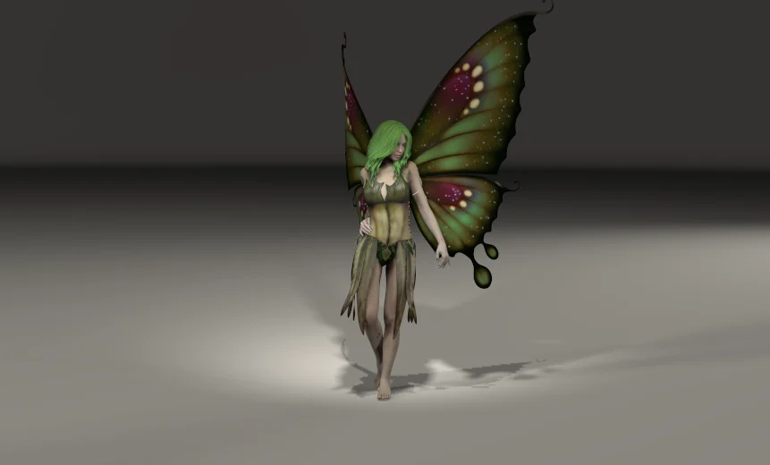 Glide pose Fairy