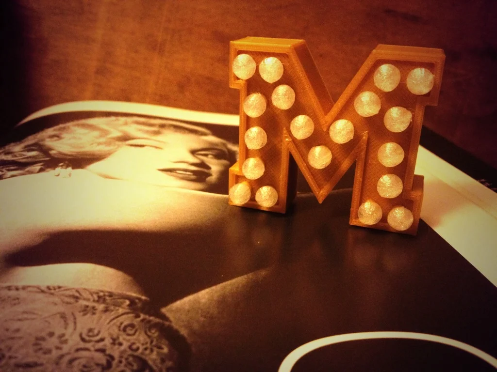 Vintage Marquee Letters