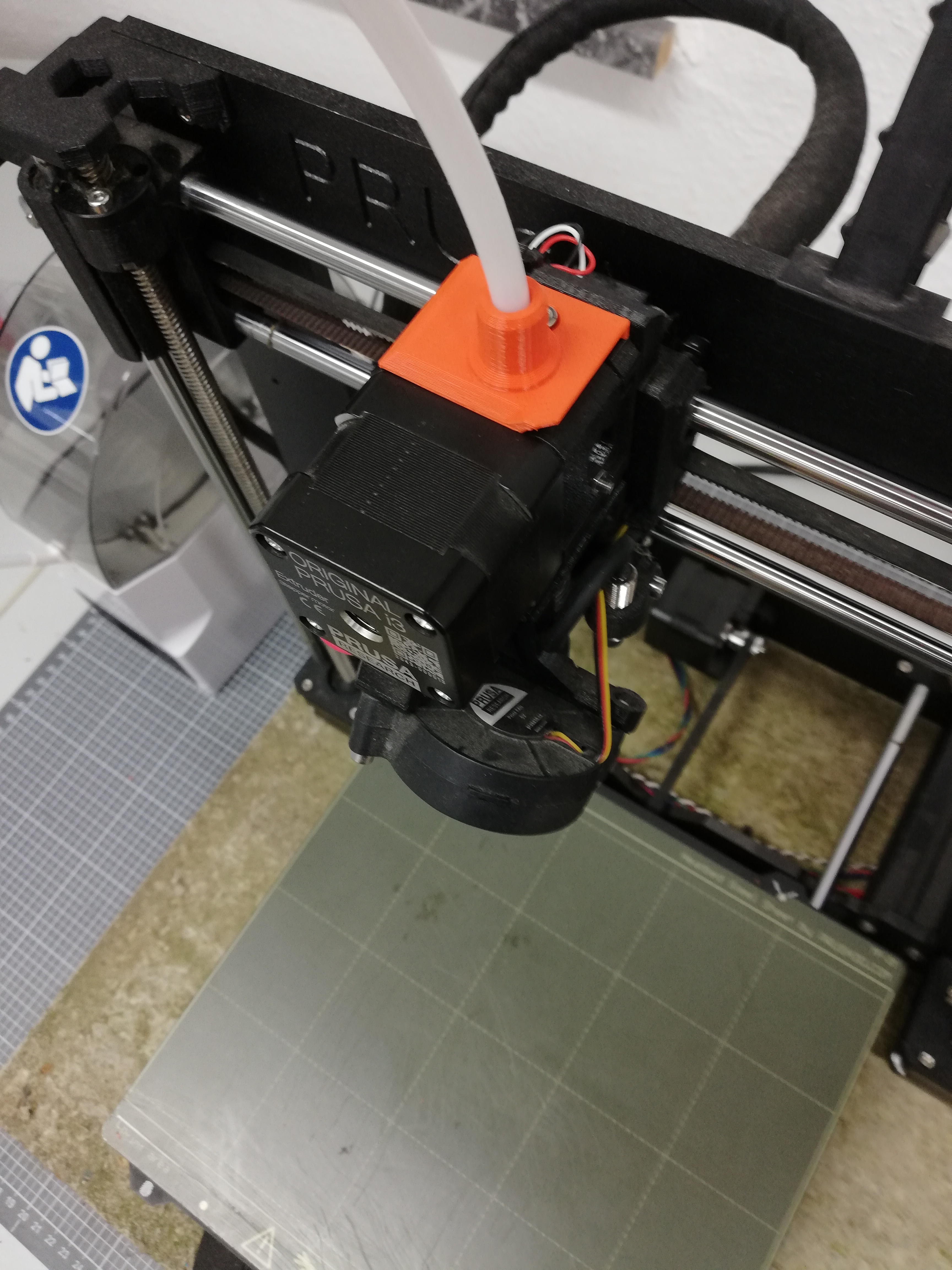 MK3S+ FS-Cover for 6mm PTFE-Tube (remix of the original Prusa fs-cover)