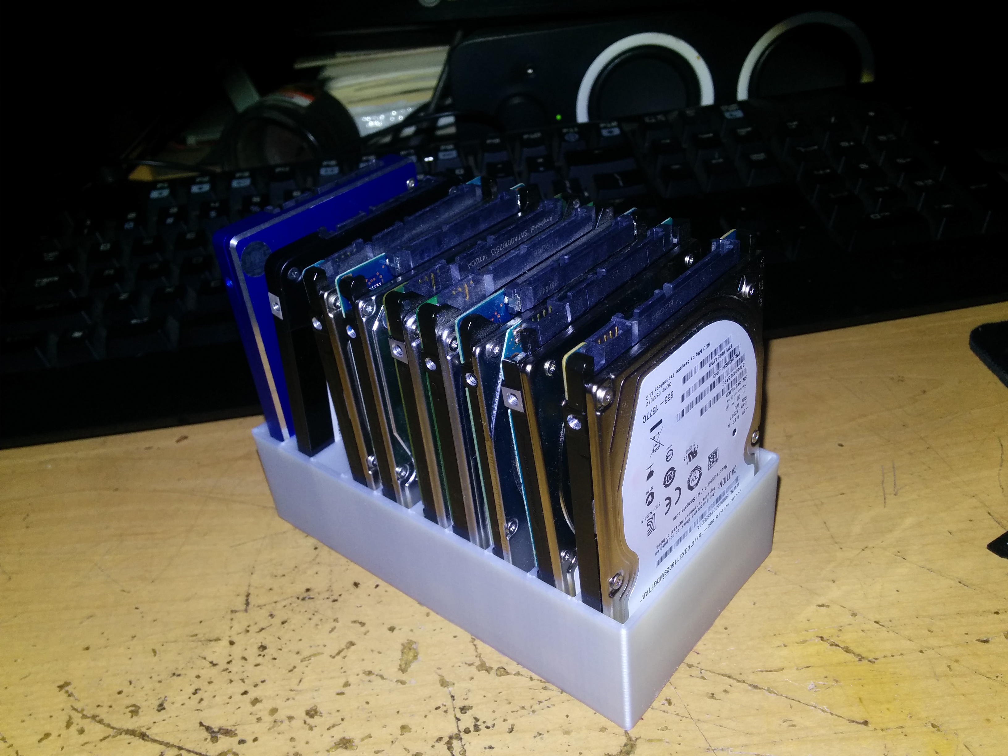 10x 2.5 HDD Hard drive container tray / LID