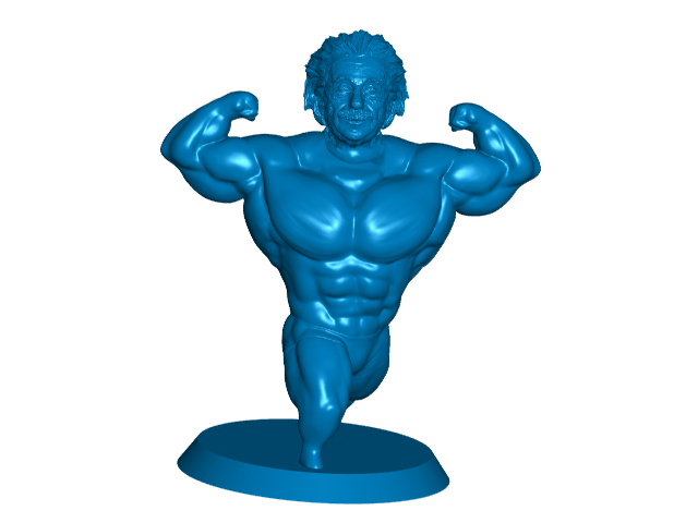 Ultra Swole Einstein Bodybuilder