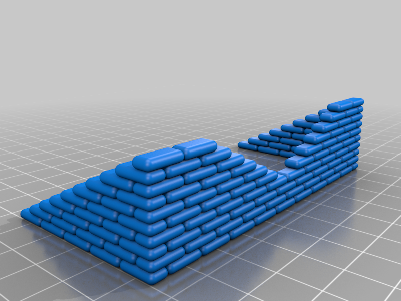 sandbag wall