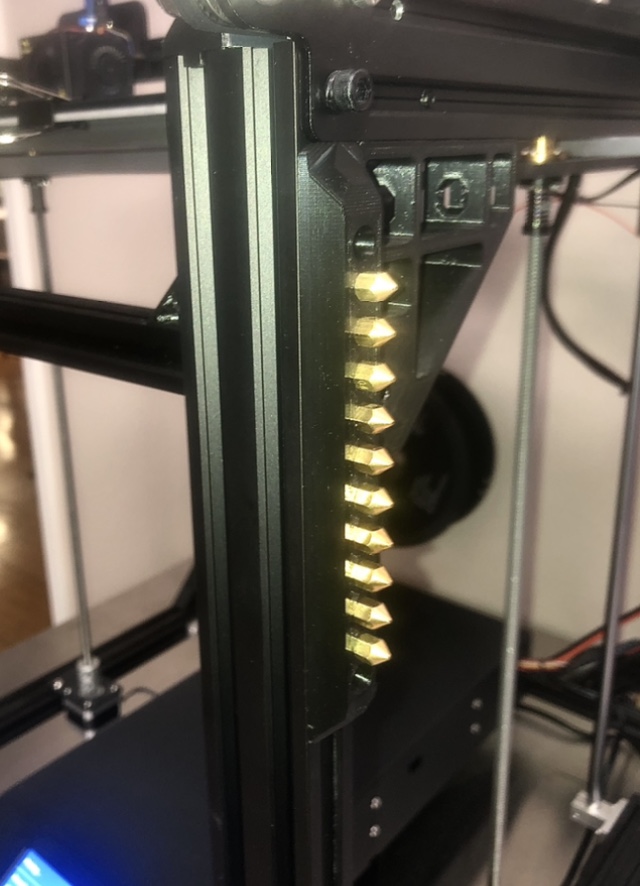 Mk8 Nozzle Bracket for 20mm Extrusion