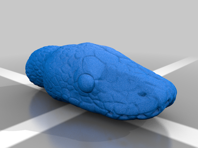 Ball Python head (file fixed!)