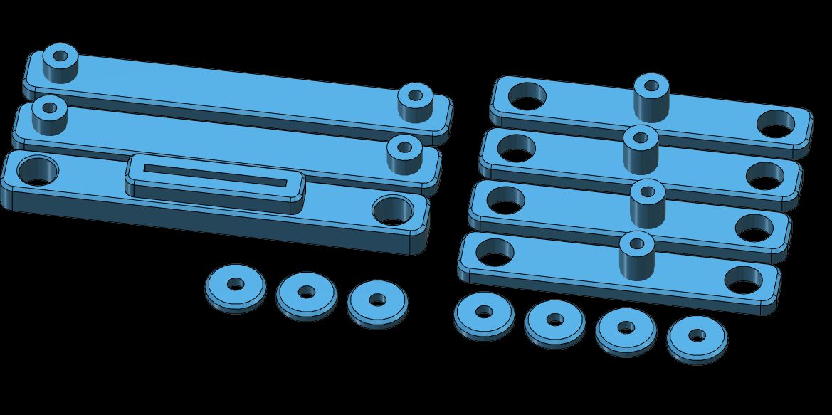 Scharnier-Lehre  / Rudder-hinge Gage