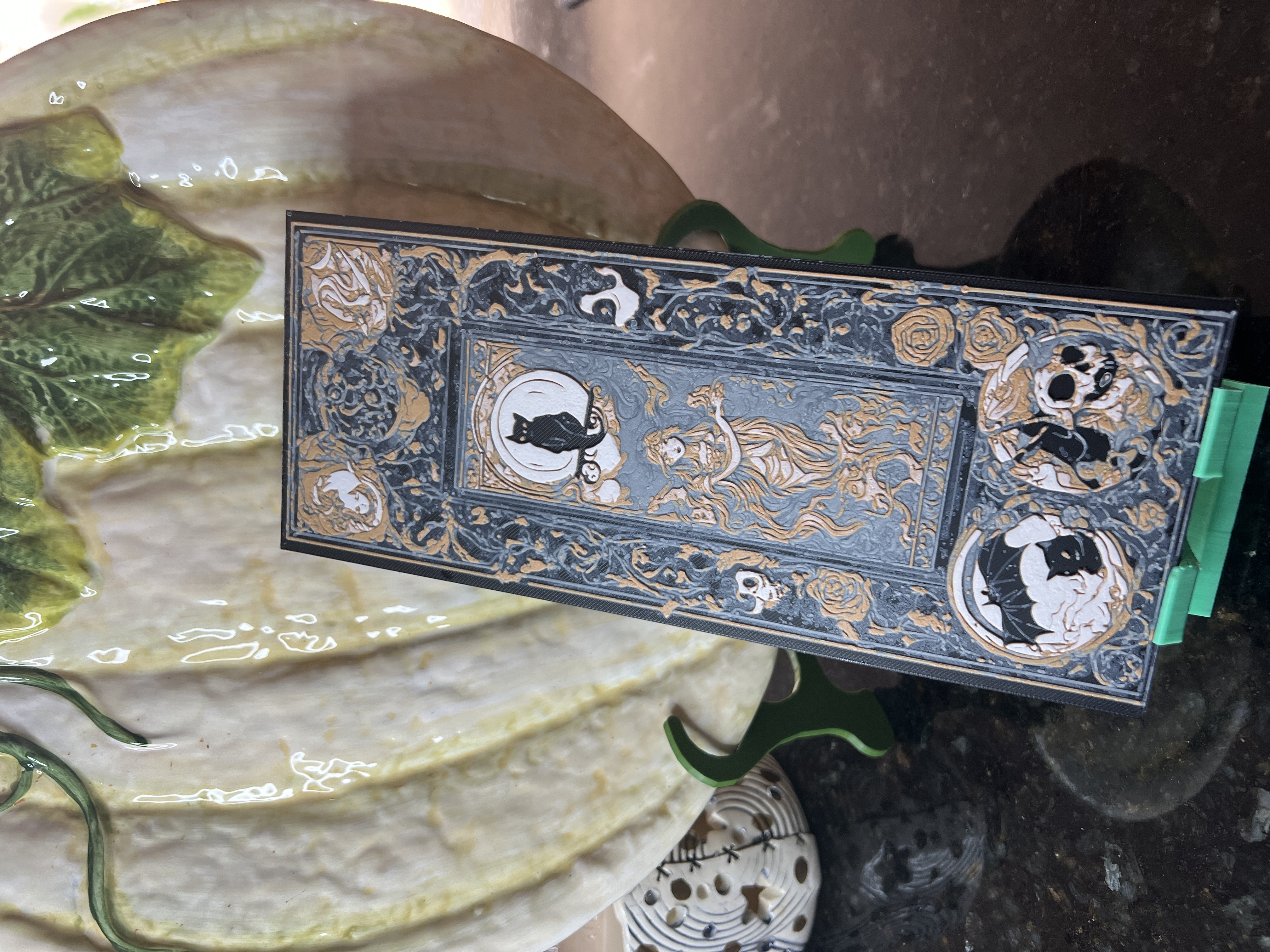 Witch large bookmark (made w/ HueForge)