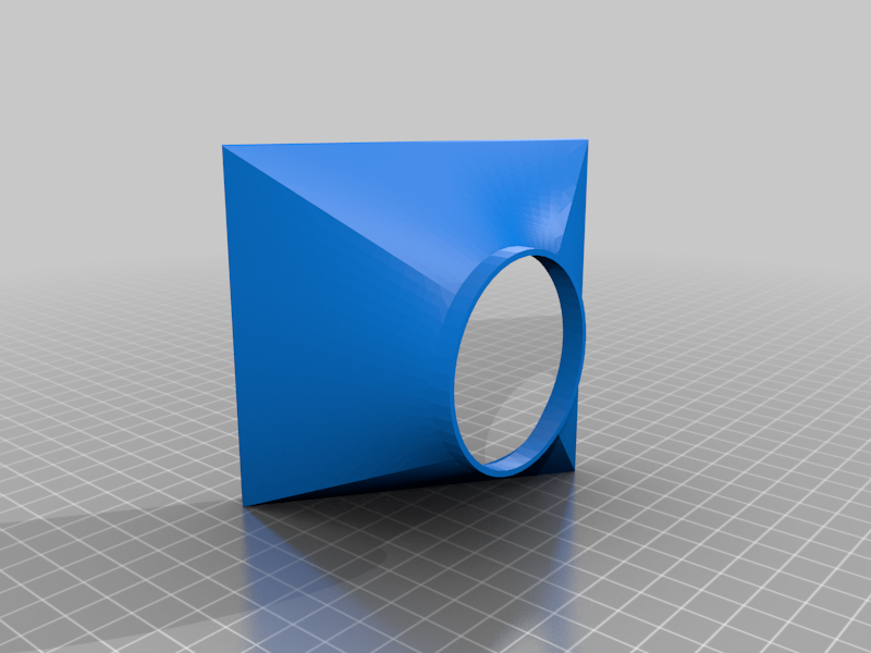 Tube PVC 50mm vers Fan 92mm