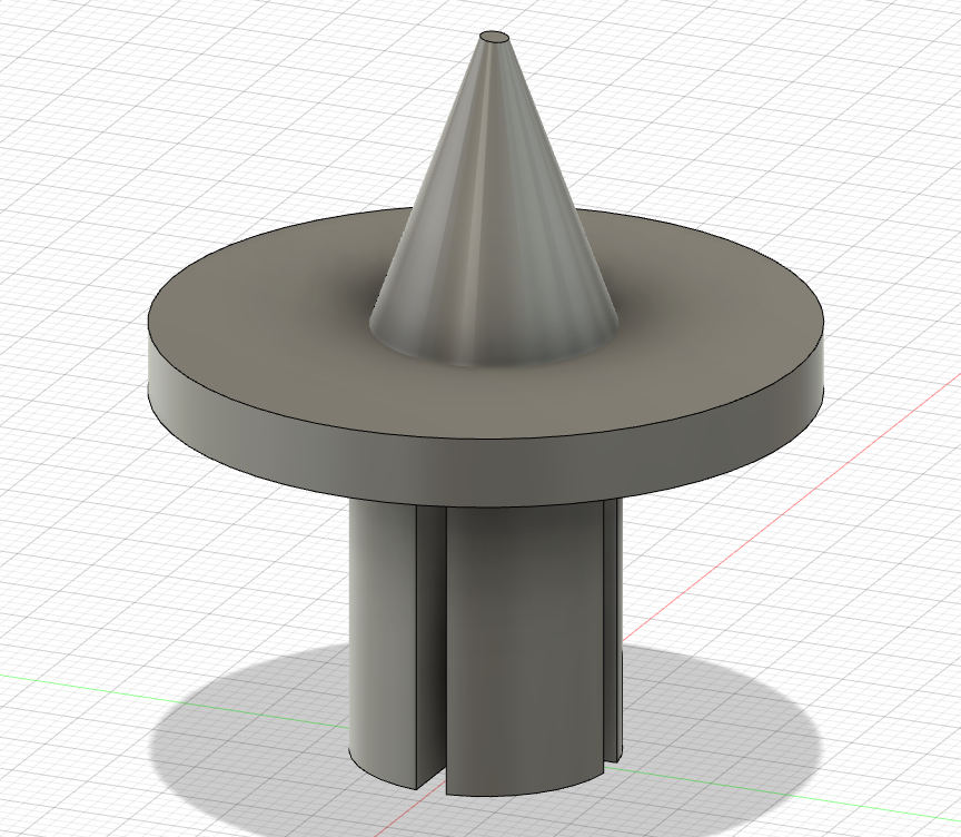Awning Pole Rubber Flanged Foot Spike / Bodenspitze für Vorzelt Stange Orkanstange