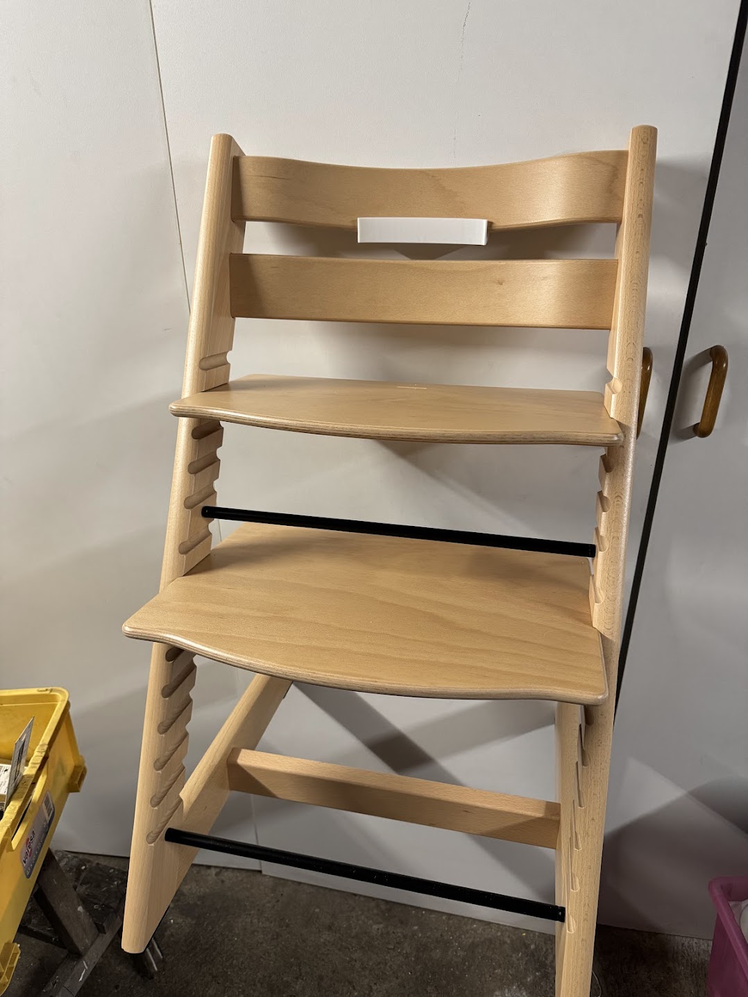 Chair wall mount for Tripp Trapp (and others)