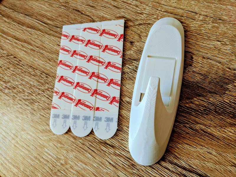 3M hook for 90mm Command adhesive strips