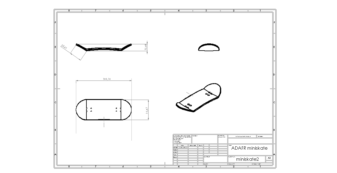 mini skate / finger skate