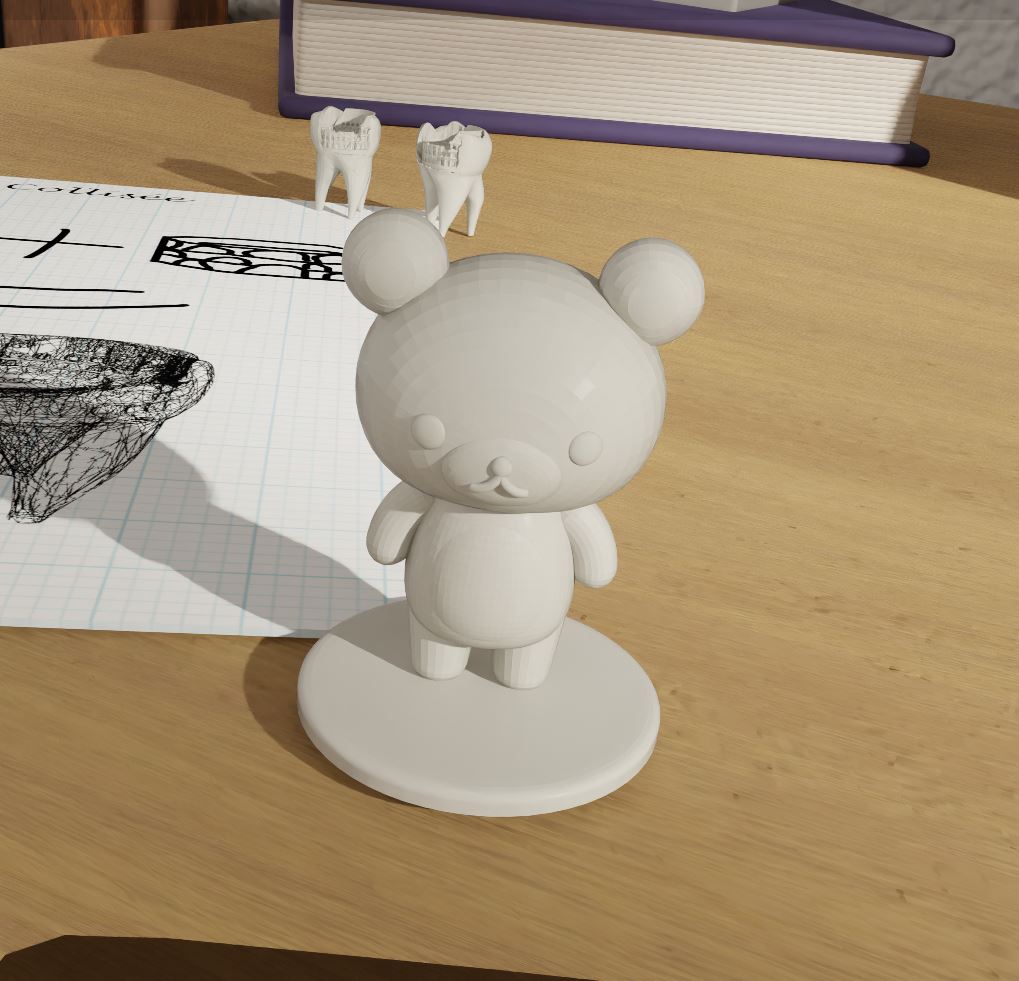 Rilakkuma with pedestal