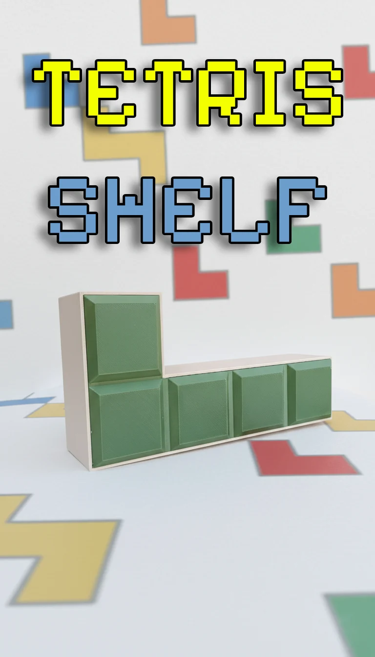 TETRIS Shelf – Print-in-Place