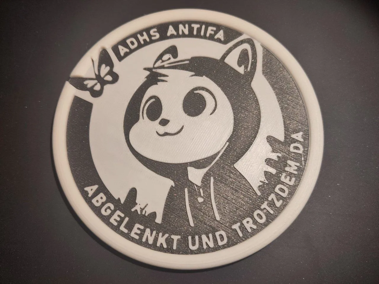 ADHS Antifa - Abgelenkt und trotzdem da (Original by Neuroticfish)