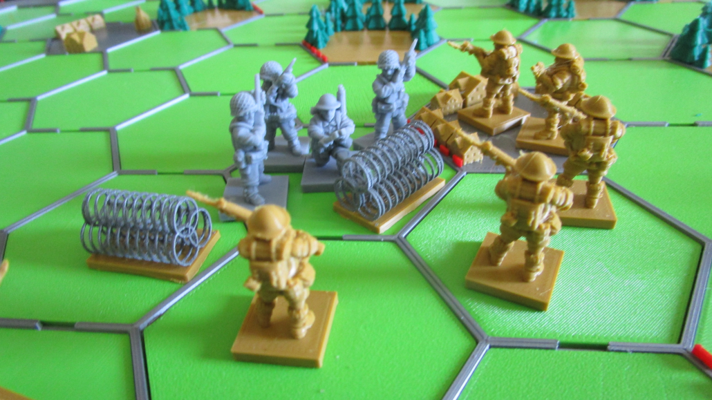 Barbed wire for Memoir 44
