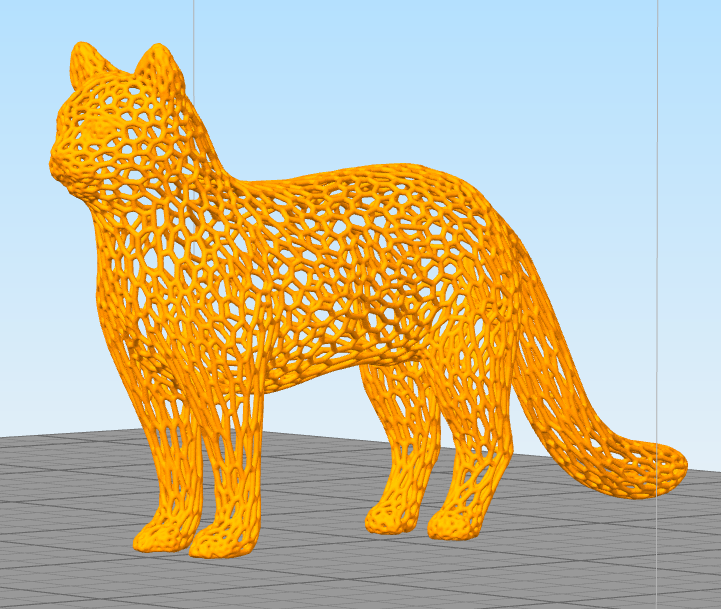 Cat - Voronoi style