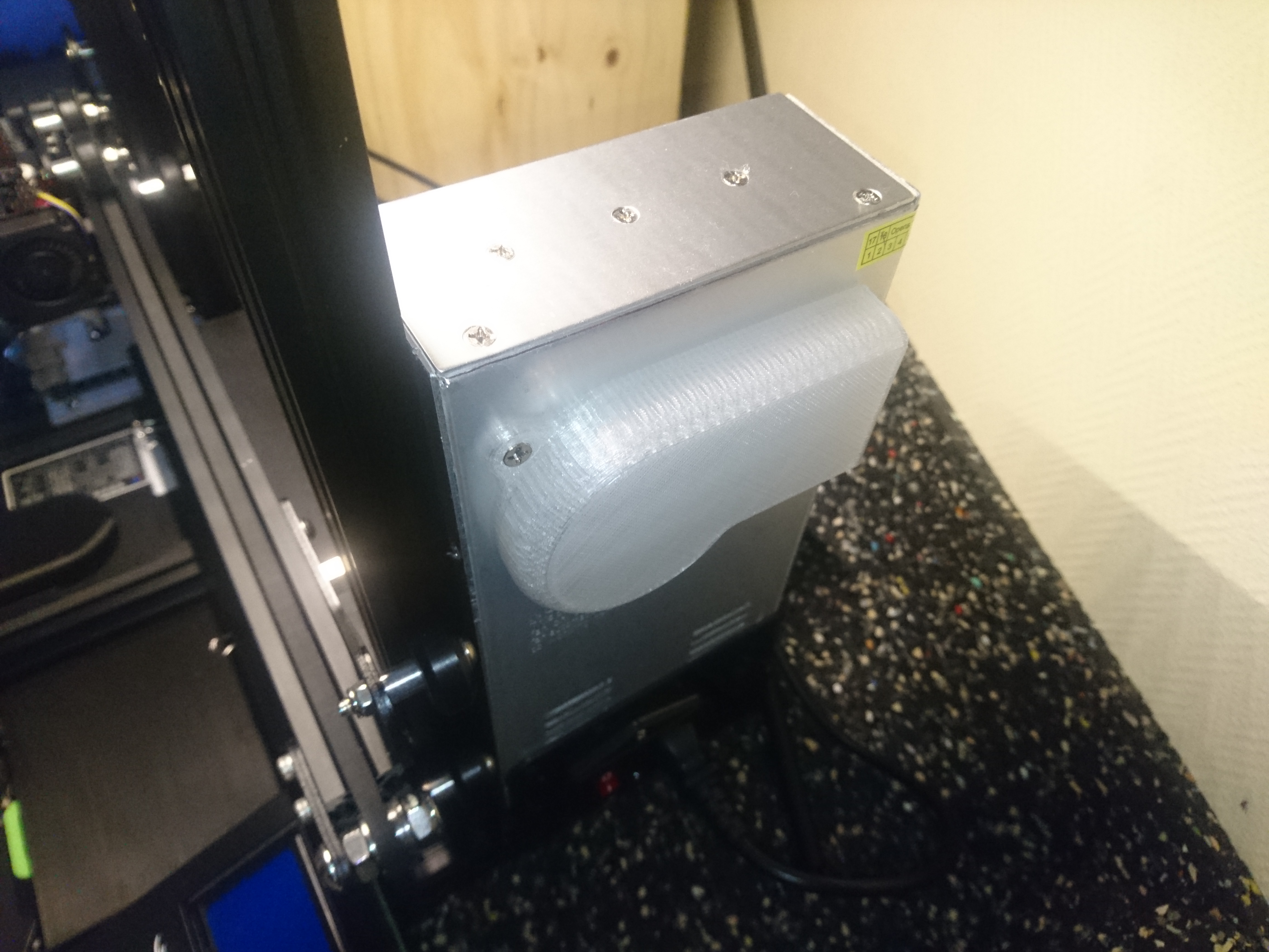 Ender 3 Power supply fan silencer
