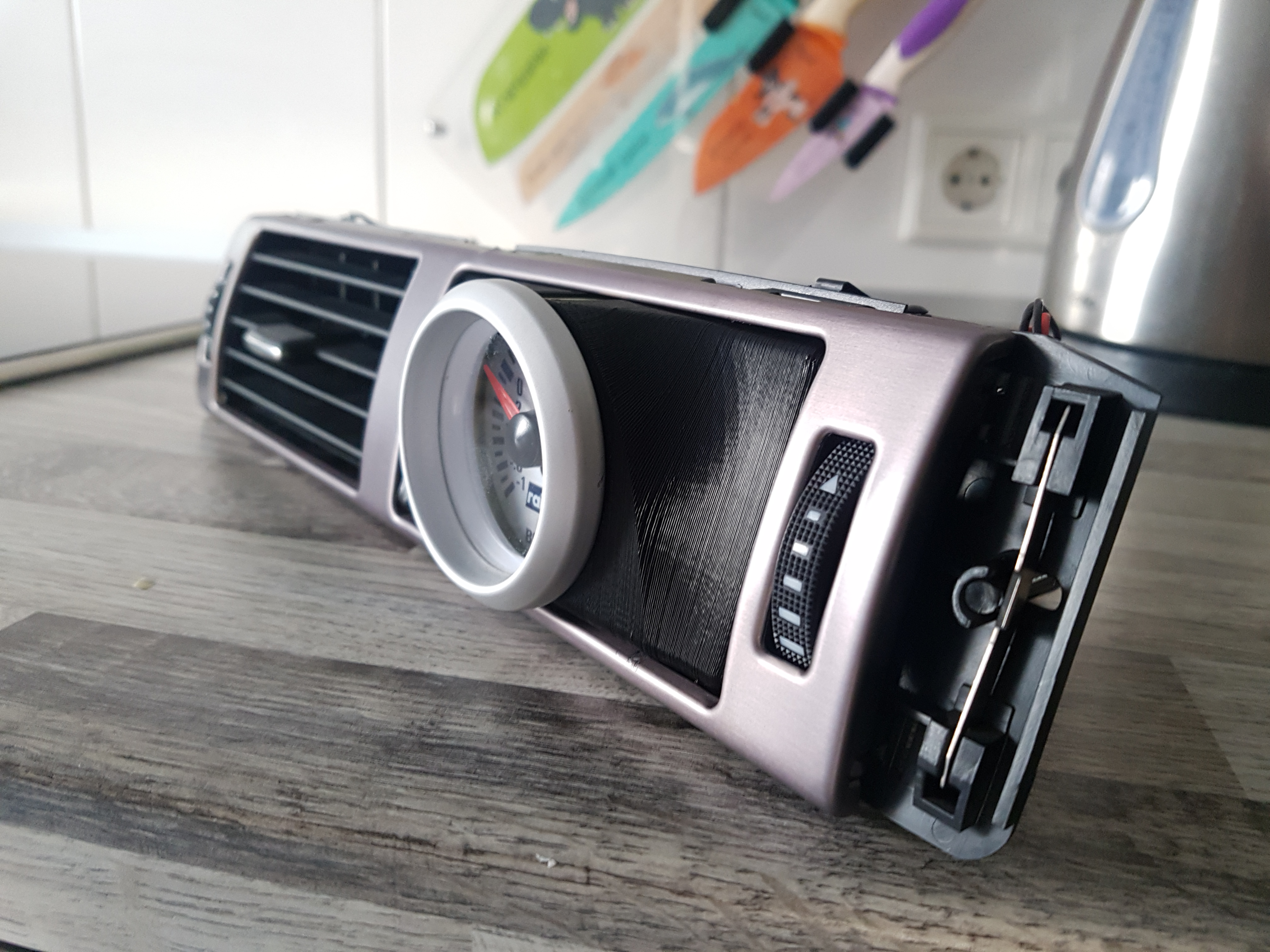 Ladedruckanzeige / Boost gauge 52mm Audi A6 C5