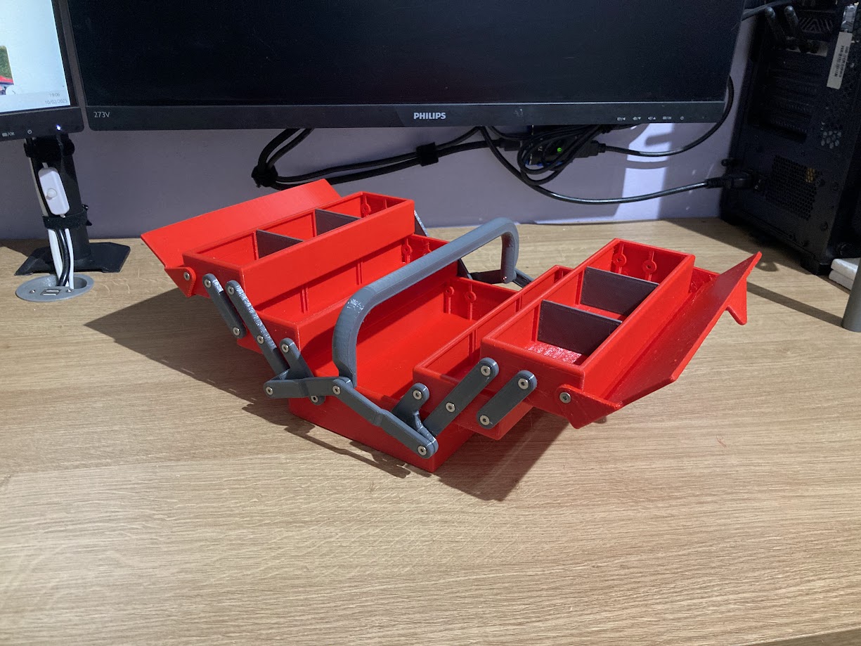 Miniature Cantilever Toolbox Storage