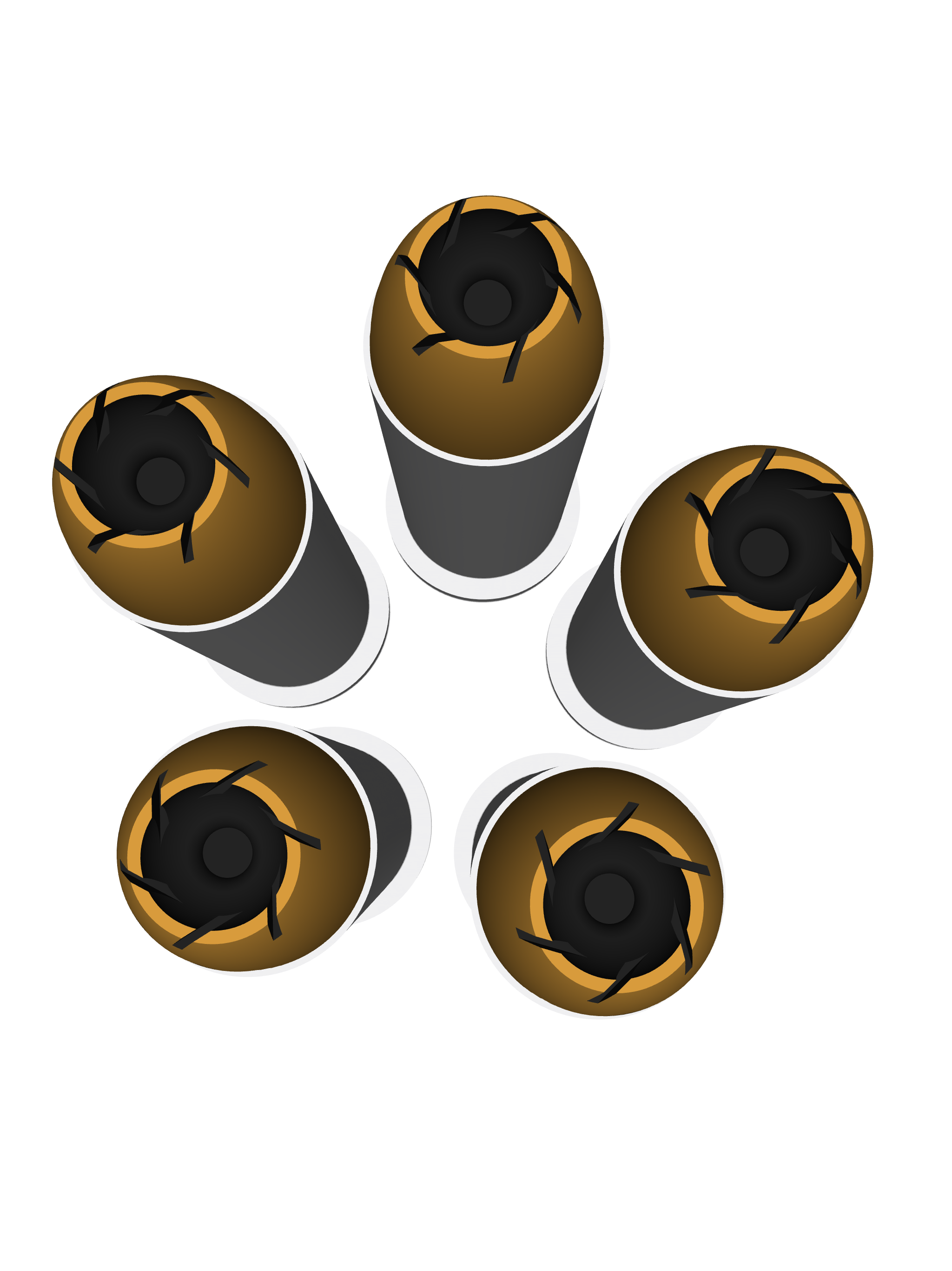 .357 Hollow Point Dummy Round